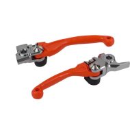 Αθλητικός μοχλός POLISPORT Pivot Unbreakable Levers Kit KTM EXC 250/300/EXC-F 250/350/450 (2014-24) ΠΟΡΤΟΚΑΛΙ