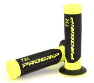 Grips Motocross PROGRIP Διπλής Πυκνότητας 732 BK/FL ΚΙΤΡΙΝΟ OPN END