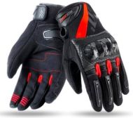 Textile gloves 70 DEGREES SUMMER NAKED BLACK/RED