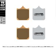 Front motorcycle pads Galfer SINTERED COMPOUND FD437G1375
