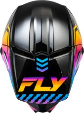 Κράνος Motocross FLY RACING Formula Kinetic Menace - Μαύρο/Ανατολή