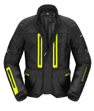 Geaca textila moto SPIDI TRAVELER 3 EVO NEGRU/GALBEN FLUO