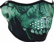 HALF CYBER SKULL face mask