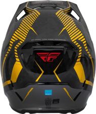 Casca motocross FLY RACING Formula Carbon Tracer Casca - Aur/Negru