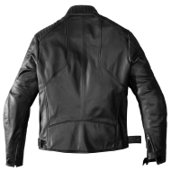 Leather motorcycle jacket SPIDI CLUBBER BLACK