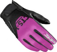 Women's motorcycle gloves SPIDI CTS-1 Black/Fuchsia