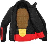 Υφασμάτινο μπουφάν μοτοσικλέτας SPIDI TRAVELER 3 ΜΑΥΡΟ/ΚΟΚΚΙΝΟ