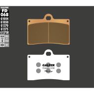 Front Moto Pads Galfer SINTERED RACING COMPOUND FD068G1375R