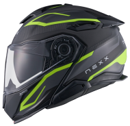 NEXX X.LIFETOUR FLIP UP PRO MILE NEON GRAY helmet