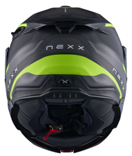 NEXX X.LIFETOUR FLIP UP PRO MILE NEON GRAY helmet