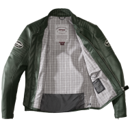 Кожено мото яке SPIDI CLUBBER GREEN/ICE