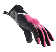 Women's textile motorcycle gloves SPIDI G-FLASH WHITE/PINK