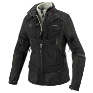 Women's textile jacket SPIDI 4 SEASON EVO Dark green/Black