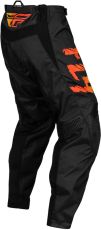 Pantaloni de motocross FLY RACING F-16 pentru copii - negru/galben/portocaliu