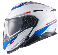 Helmet NEXX X.LIFETOUR FLIP UP GLOBE WHITE BLUE