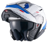 Helmet NEXX X.LIFETOUR FLIP UP GLOBE WHITE BLUE