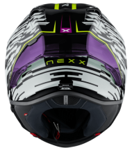 Helmet NEXX X.R3R X.R3R GLITCH RACER RED WHITE