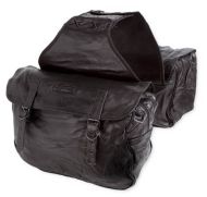 Leather motorcycle saddles A-PRO SPIRIT BLACK