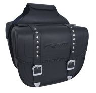 A-PRO WOLF BLACK MOTORCYCLE LEATHER SADDLES
