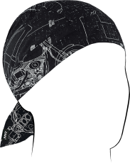 Кърпа за глава FLYDANNA COTN MOTO BLUEPR