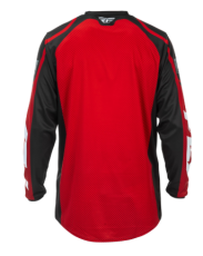 Μπλούζα μοτοκρός FLY RACING F-16 - Κόκκινο/Μαύρο/Λευκό