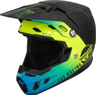 Casca Motocross FLY RACING Formula CC Centrum - Neagra/Hi-Vis