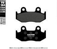 Front/Rear Motorcycle Pads Galfer SCOOTER FD284G1050