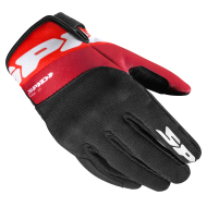 Textile motorcycle gloves SPIDI Flash-KP Tex Black/Red