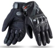 Textile gloves 70 DEGREES SUMMER NAKED BLACK/GREY