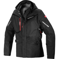 SPIDI Mission-T Shield Μαύρο υφασμάτινο μπουφάν μοτοσικλέτας