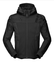 Текстилно мото яке SPIDI HOODIE WARRIOR BLACK
