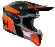 Κράνος μοτοκρός AIROH WRAAAP VISION Conquer ΠΟΡΤΟΚΑΛΙ ΜΑΤ