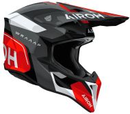 Κράνος μοτοκρός AIROH WRAAAP VISION Conquer RED Gloss
