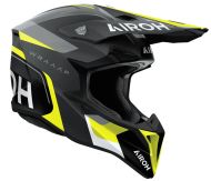 Κράνος μοτοκρός AIROH WRAAAP Conquer Κίτρινο Ματ