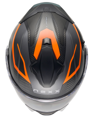 Helmet NEXX X.LIFETOUR FLIP UP PRO MILE ORANGE GRAY