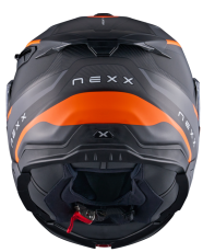 Helmet NEXX X.LIFETOUR FLIP UP PRO MILE ORANGE GRAY