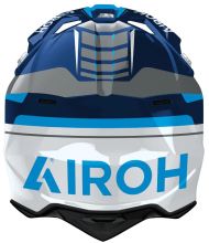 Κράνος μοτοκρός AIROH WRAAAP VISION Conquer Blue Gloss