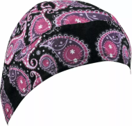 FLYDANNA PURPLE PAISLEY headscarf