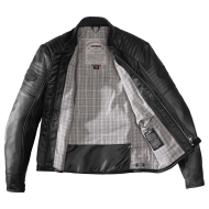 Leather motorcycle jacket SPIDI CLUBBER Extreme black