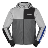 Hanorac moto SPIDI HOODIE NET GRI/ALBASTRU