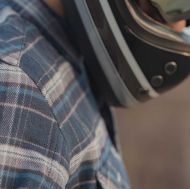 Modeka Moto Shirt Nooner Blue/Beige