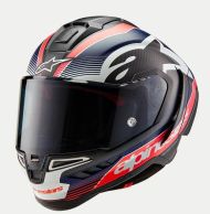 ALPINESTARS Supertech R10 Team Helmet Black/Carb/Blå/White