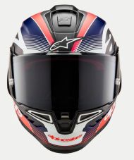 ALPINESTARS Supertech R10 Team Helmet Black/Carb/Blå/White