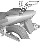 Κιτ τοποθέτησης για βαλίτσες SHAD TOP MASTER HONDA CBR 600´01