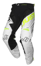 Pantaloni Motocross Just1 J-Force Hexa Negru/Alb/Galben Fluo