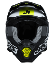 Cască Motocross Just1 J-22 F Dynamo Galben Fluo/Alb/Negru