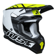 Cască Motocross Just1 J-22 F Dynamo Galben Fluo/Alb/Negru