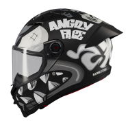Helmet AXXIS FENIX ANGRY FACE B2 MATT