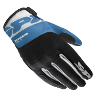 Γυναικεία υφασμάτινα γάντια μοτοσικλέτας SPIDI FLASH-KP ΓΚΡΙ/ΛΕΥΚΟ/ΕΠΗΓΒΙΑΣ