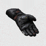 Δερμάτινα γάντια KNOX Oulton MK2 – Μαύρο/Κόκκινο